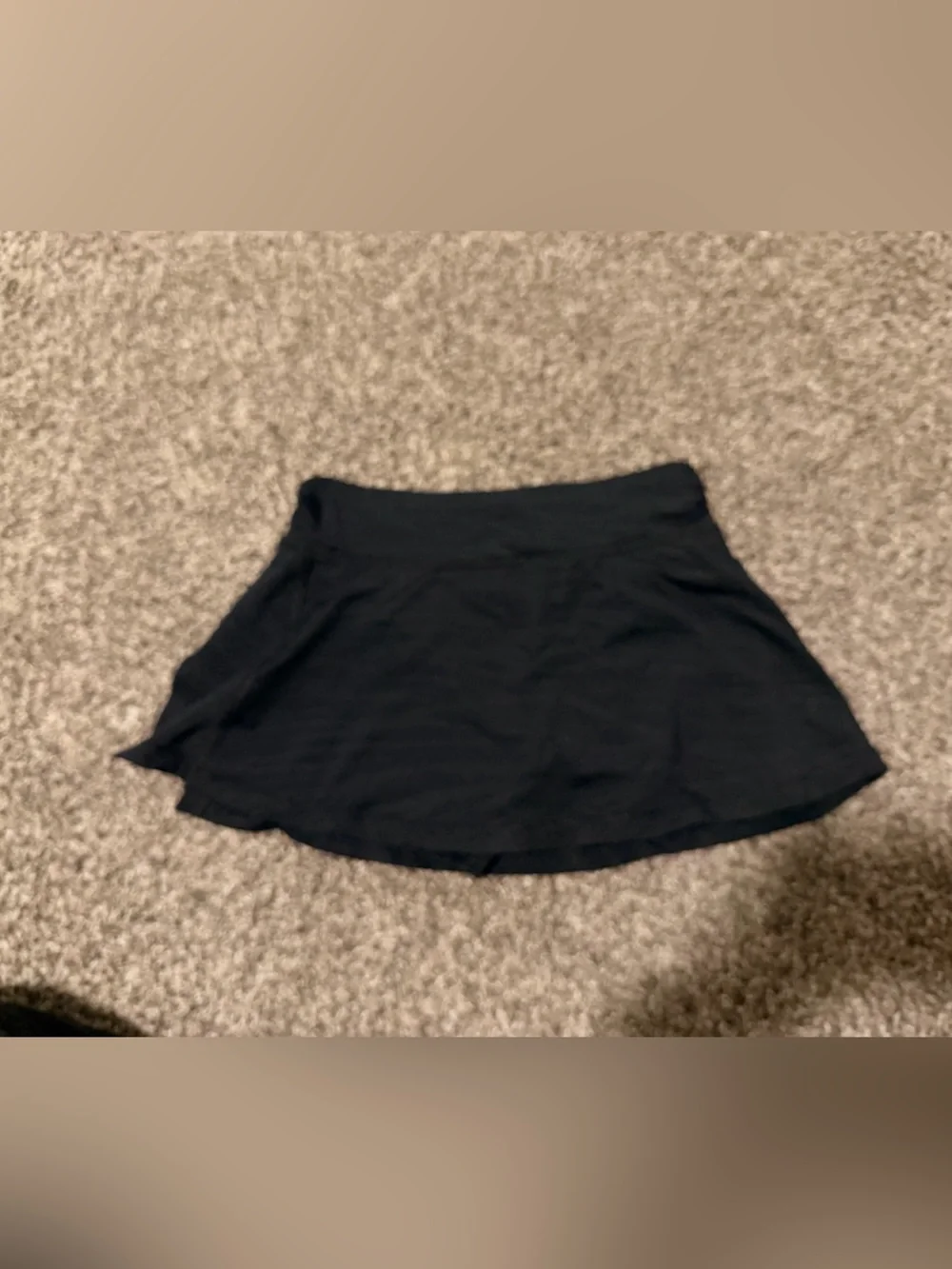 Girls Under Armour Black Performance Tennis Skort